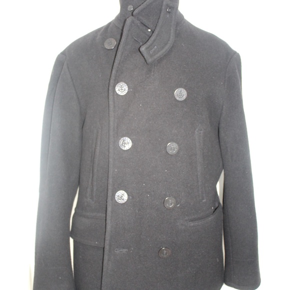 Polo Ralph Lauren Other - Polo Ralph Lauren Black Wool Peacoat Nice Men's XL